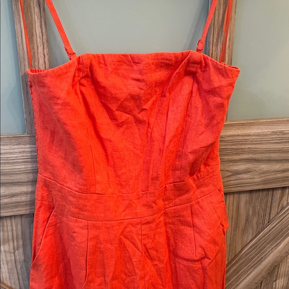 Vici Bright Red Jumpsuit - Picture 3 of 7